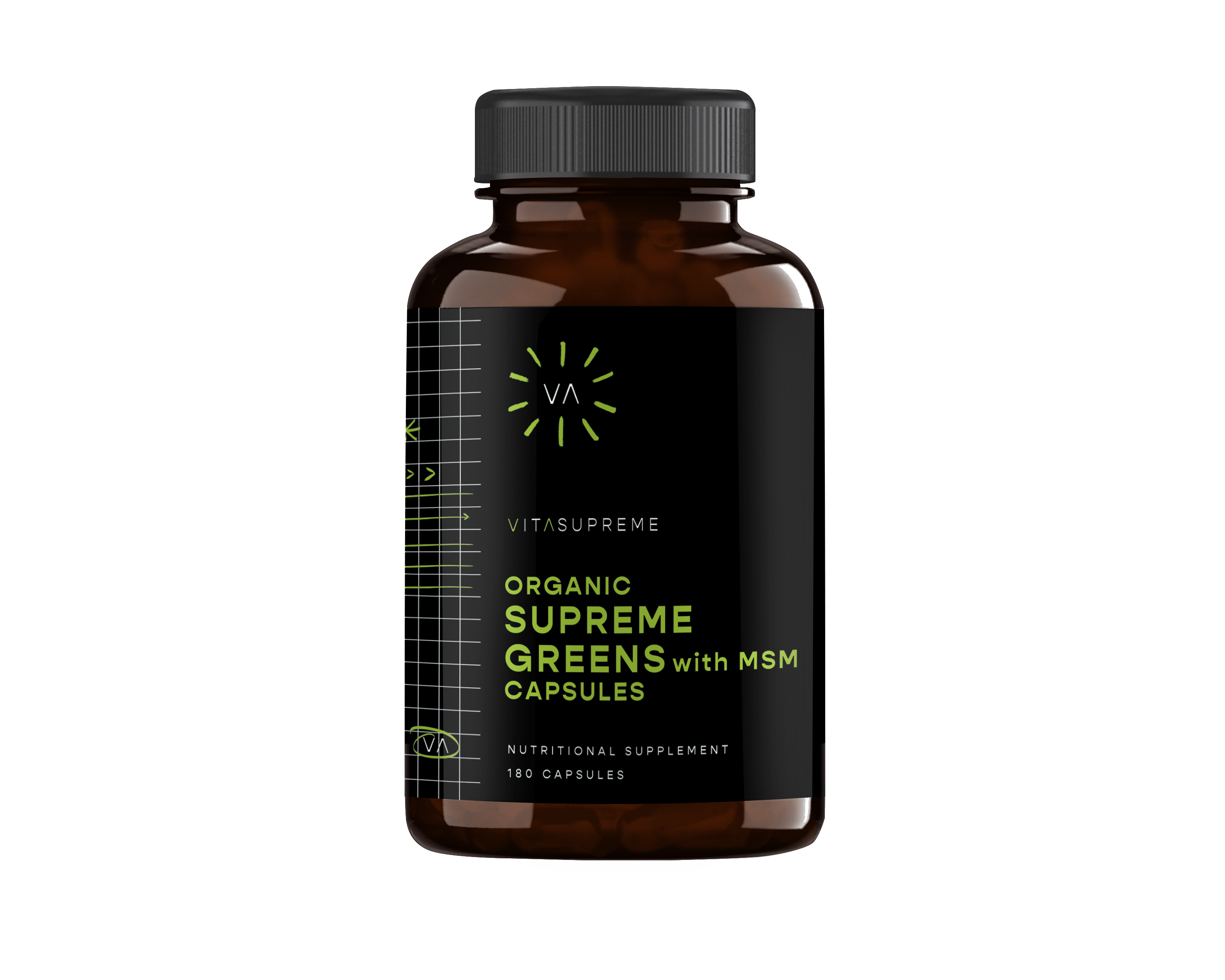 Organic Supreme Greens with MSM Capsules™ — 3-Pack