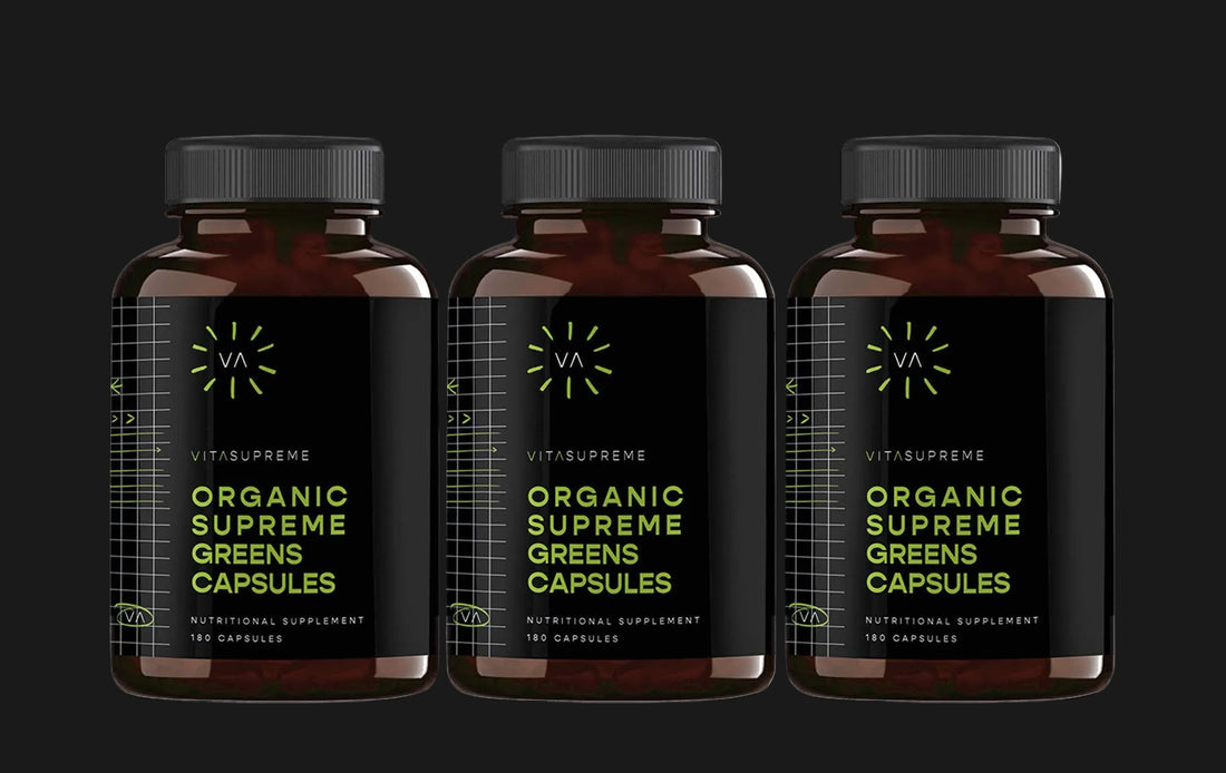 Organic Supreme Greens with MSM Capsules™ — 3-Pack