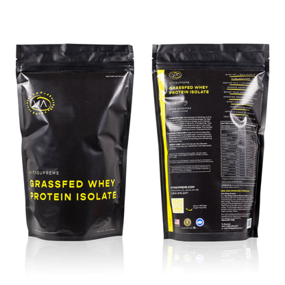 Organic Grass-Fed Whey Protein Isolate (Unflavored) — 3-Pack
