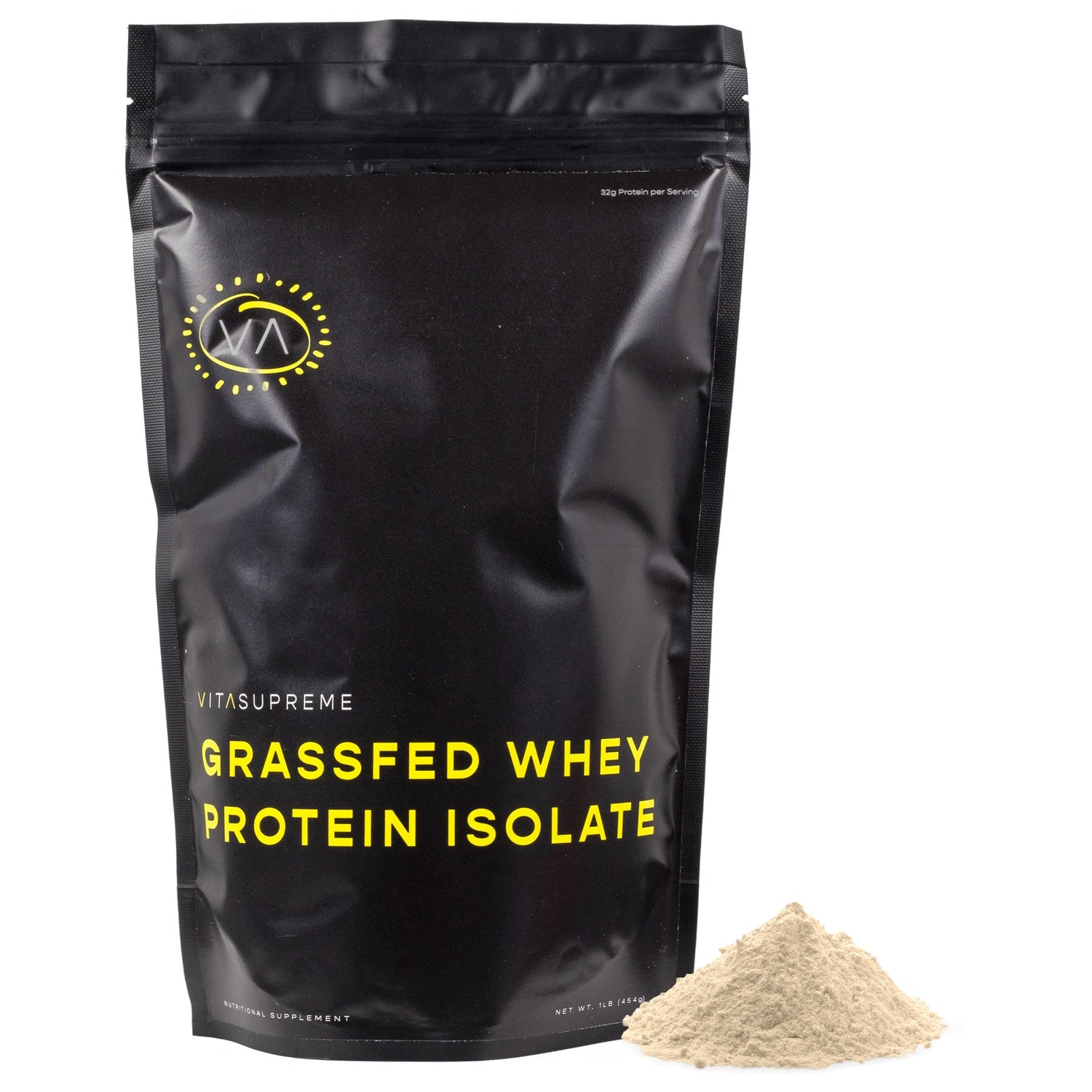 Organic Grass-Fed Whey Protein Isolate (Unflavored) — 2-Pack