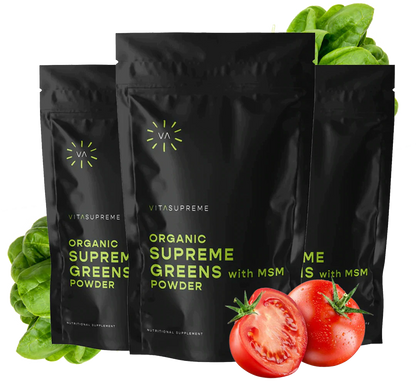 Organic Supreme Greens with MSM Powder™ — 6-Pack