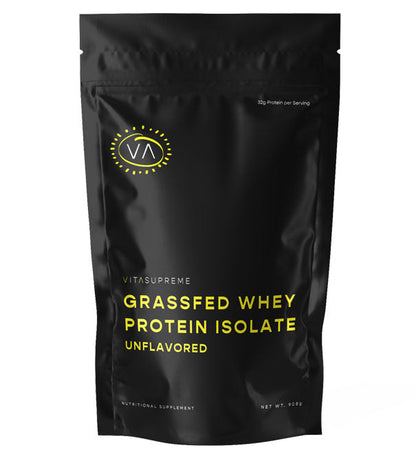 Organic Grass-Fed Whey Protein Isolate (Unflavored) — 3-Pack