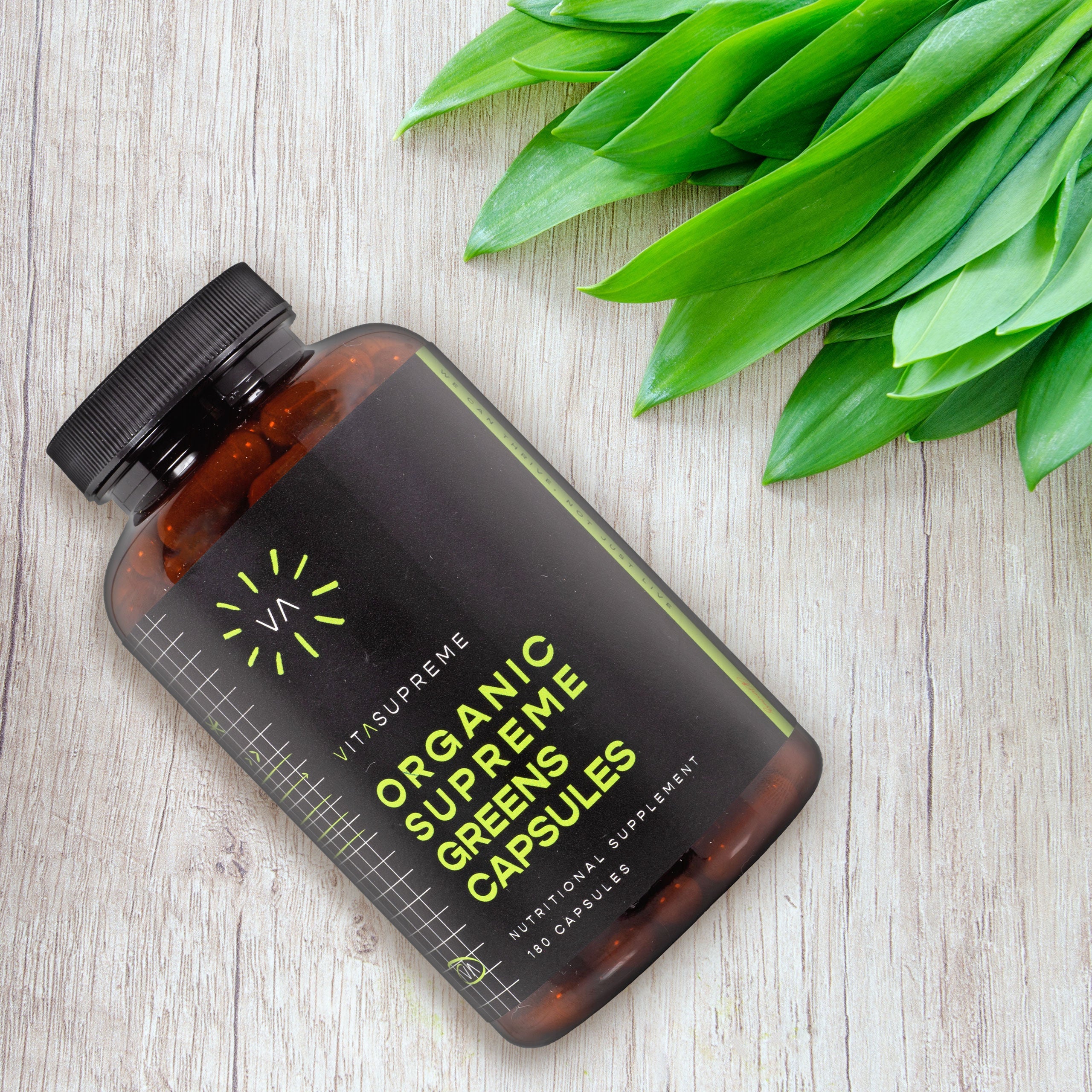 Organic Supreme Greens with MSM Capsules™ — 2-Pack