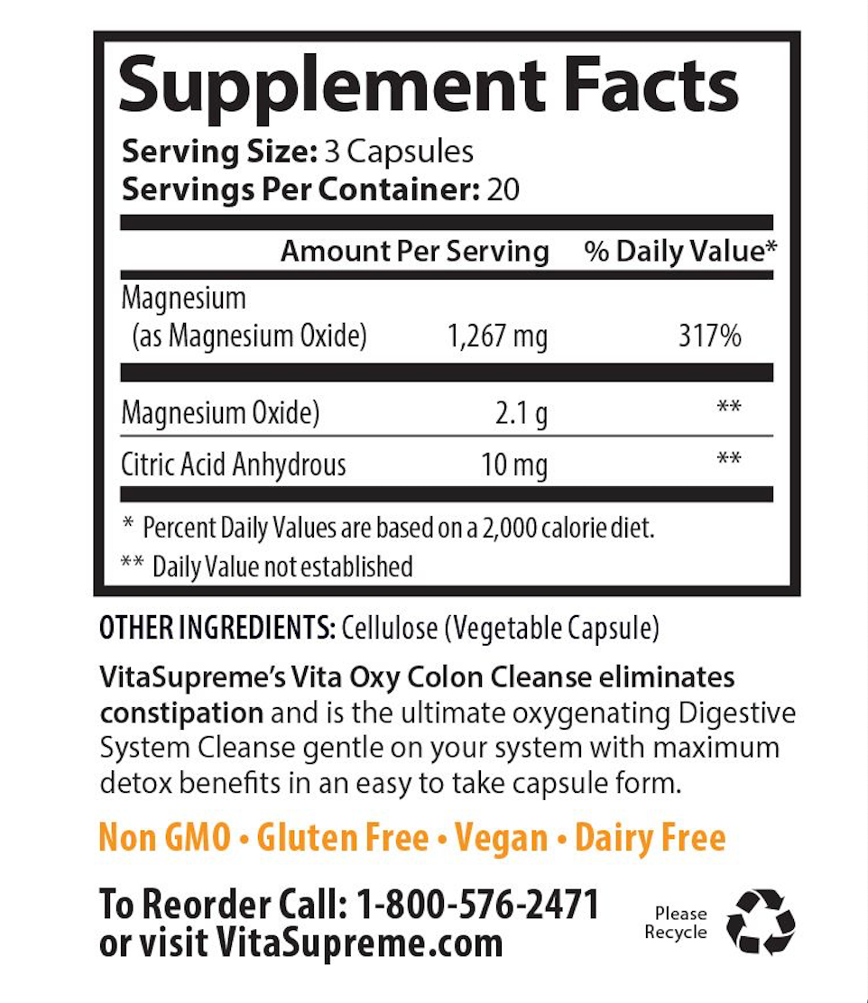 Vita Oxy Colon Cleanse™ — 3-Pack