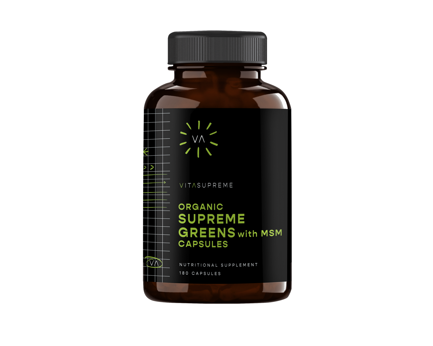 Organic Supreme Greens with MSM Capsules™ — 6-Pack