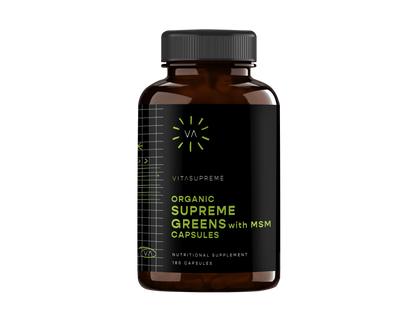 Organic Supreme Greens with MSM Capsules™ — 3-Pack