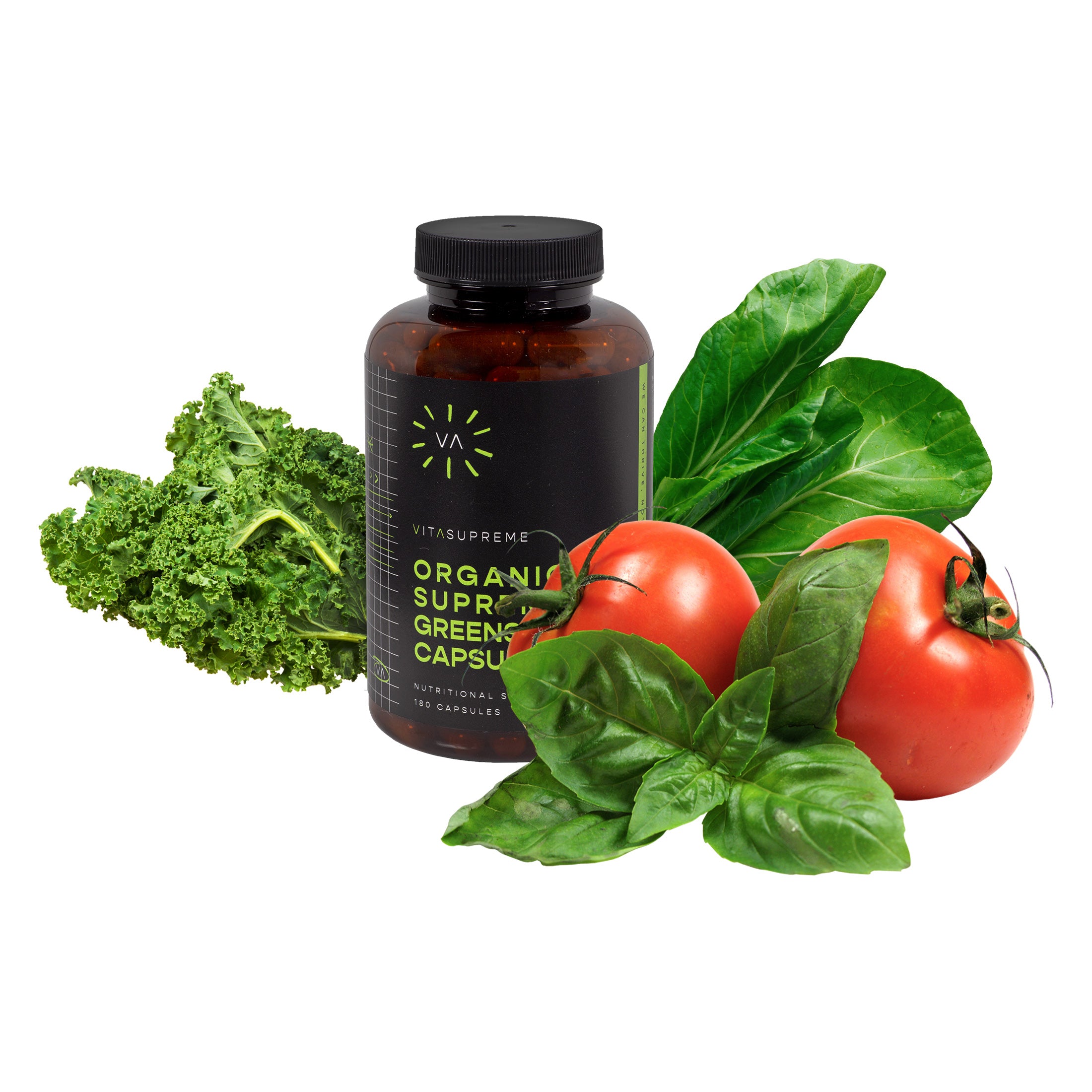 Organic Supreme Greens with MSM Capsules™