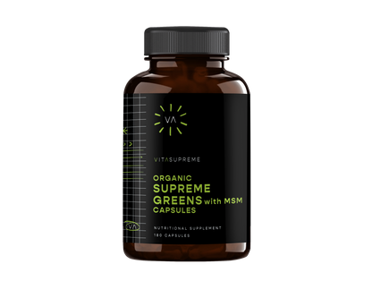 Organic Supreme Greens with MSM Capsules™