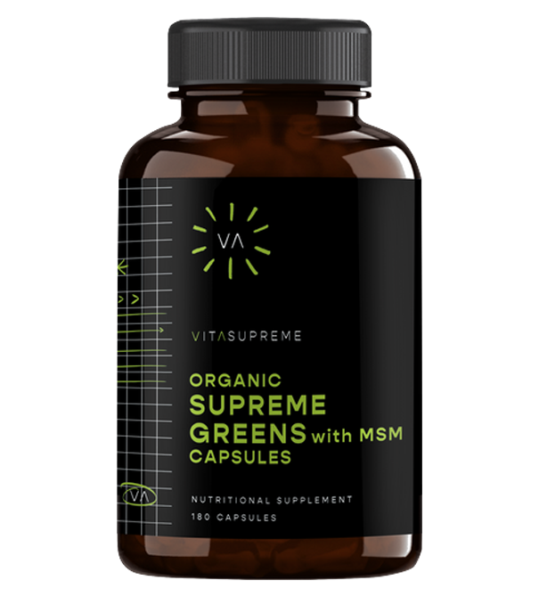 Organic Supreme Greens with MSM Capsules™